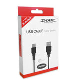 Cable USB Tipo C para Nintendo Switch / OLED DOBE TNS-868 Negro - Accesorio Gamepad